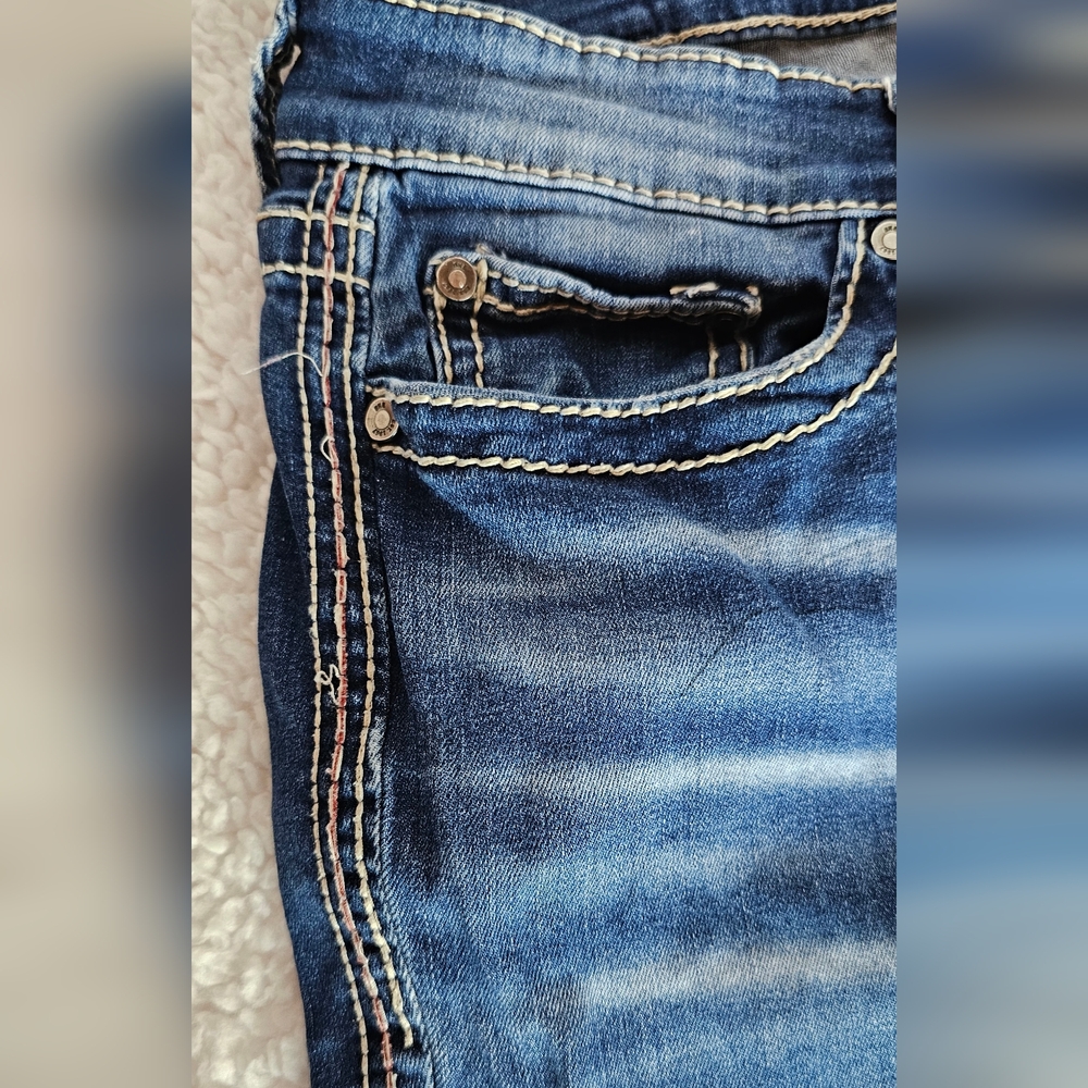 BKE Women's Boot Cut Jeans - Blue - Picture 7 of 8